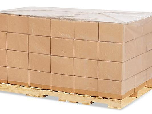 72 x 42 x 54 3 Mil Clear Pallet Covers