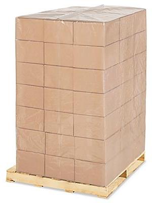 44 x 36 x 80 4 Mil Clear Heavy Duty Pallet Covers