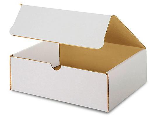 9 x 7 1 ⁄ 2 x 3 White Literature Mailers