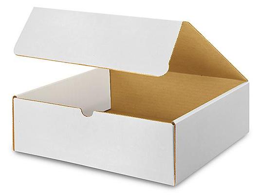 12 x 12 x 4 White Literature Mailers