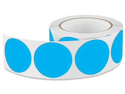 Blank Inventory Circle Labels