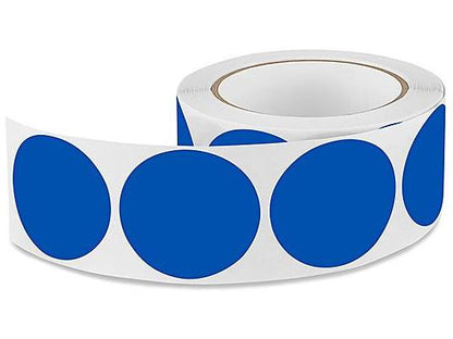 Blank Inventory Circle Labels