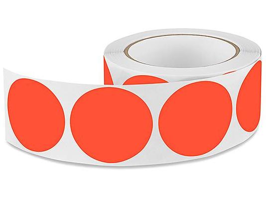 Blank Inventory Circle Labels