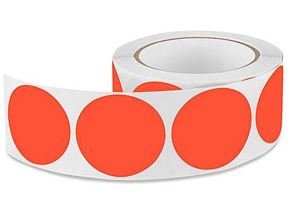 Blank Inventory Circle Labels