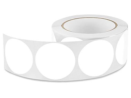 Blank Inventory Circle Labels