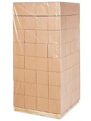 52 x 48 x 130 3 Mil Clear Pallet Covers