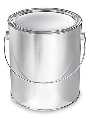 Unlined Metal Can with Handle