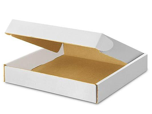 12 x 12 x 2 White Tab Locking Literature Mailers