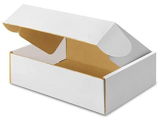 13 x 10 x 4 White Tab Locking Literature Mailers