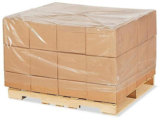 48 x 42 x 48 1 Mil Clear Pallet Covers