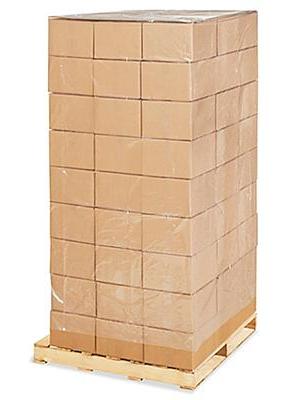 42 x 42 x 96 2 Mil Clear Pallet Covers