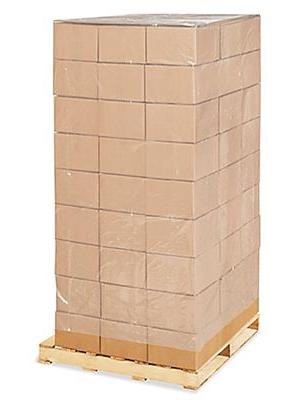 42 x 42 x 96 4 Mil Clear Heavy Duty Pallet Covers