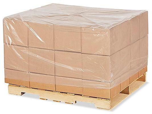 48 x 42 x 48 4 Mil Clear Heavy Duty Pallet Covers