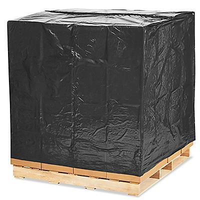 48 x 46 x 72 2 Mil Black Pallet Covers