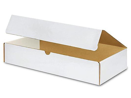 16 x 8 x 3 White Literature Mailers