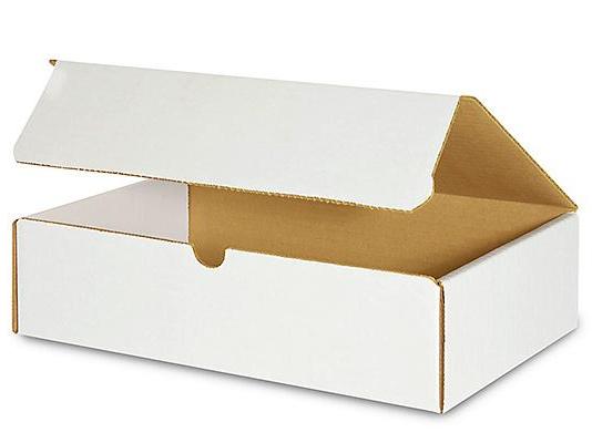 11 x 6 1 / 2 x 2 3 / 4 White Literature Mailers