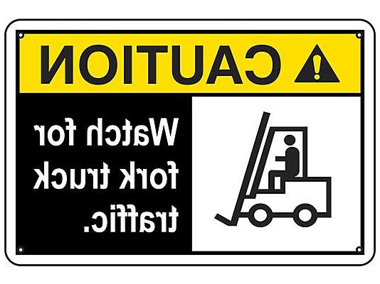 Watch For Fork Truck Traffic Sign