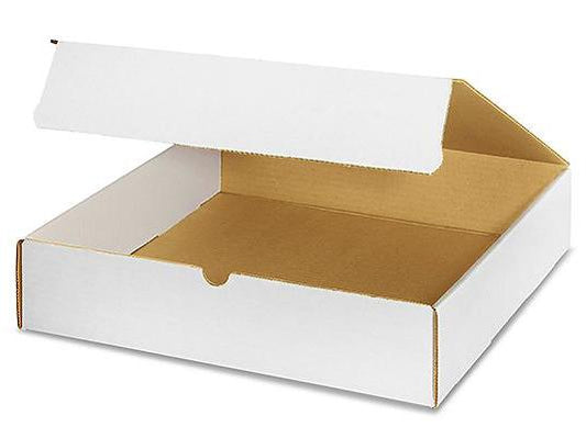 14 x 14 x 3 White Literature Mailers