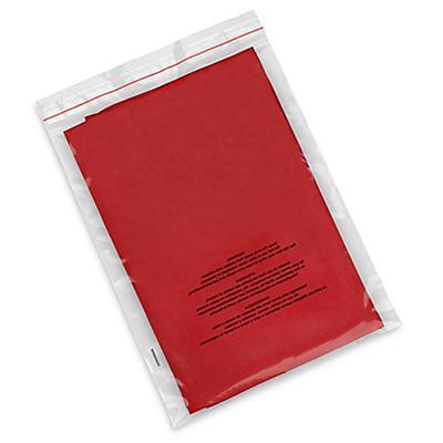 Resealable Suffocation Warning Bags