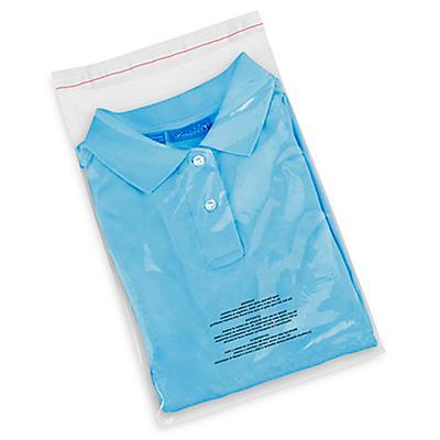 Resealable Suffocation Warning Bags