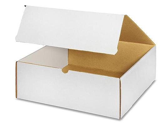 14 x 14 x 5 White Literature Mailers