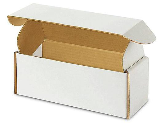 10 x 4 x 4 White Tab Locking Literature Mailers