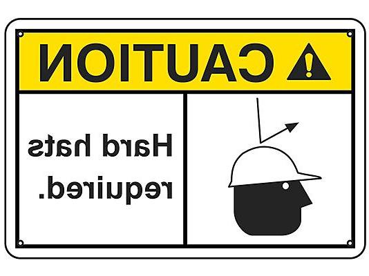 Hard Hats Required Sign