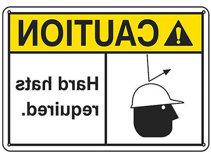 Hard Hats Required Sign