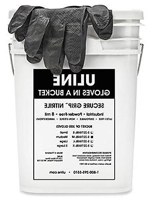 MidAtlas Secure Grip ™ Nitrile Gloves in a Bucket