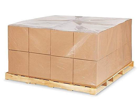 48 x 48 x 48 1 Mil Clear Pallet Covers