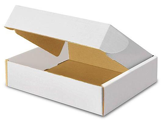 12 x 11 x 3 White Tab Locking Literature Mailers