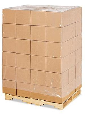 48 x 34 x 60 3 Mil Clear Pallet Covers