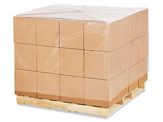 52 x 48 x 60 3 Mil Clear Pallet Covers