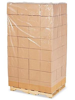 48 x 40 x 100 2 Mil Clear Pallet Covers