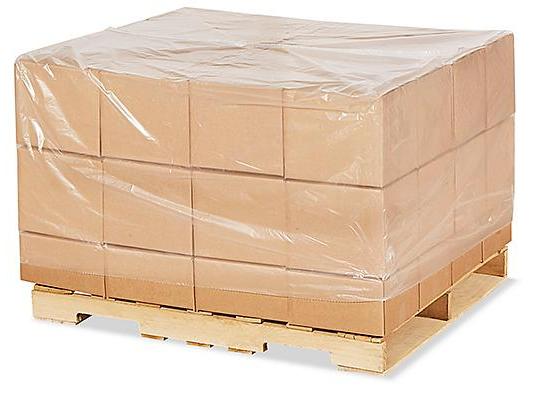 48 x 42 x 48 3 Mil Clear Pallet Covers