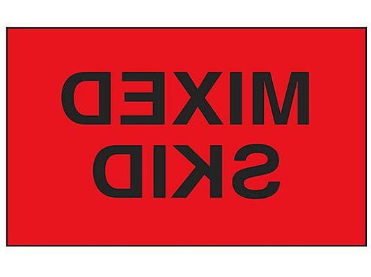 Mixed Skid Label