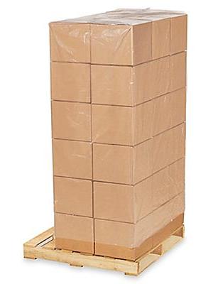 40 x 24 x 72 2 Mil Clear Pallet Covers