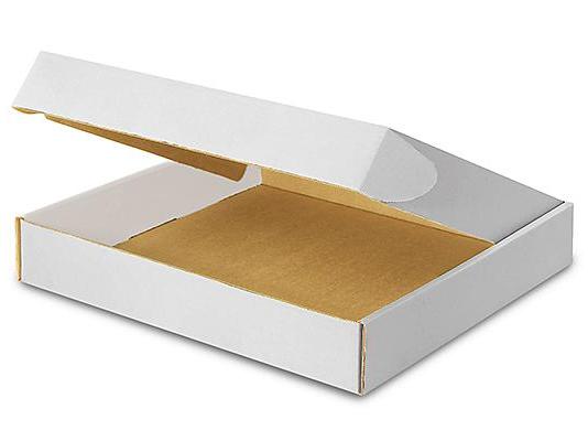 16 x 16 x 2 3 / 4 White Tab Locking Literature Mailers