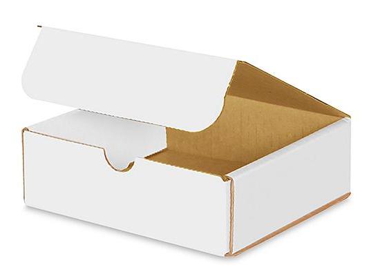 6 x 6 x 2 White Indestructo Mailers