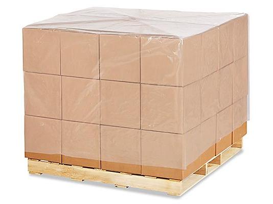 54 x 52 x 60 4 Mil Clear Heavy Duty Pallet Covers