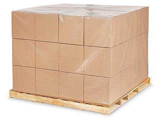 68 x 65 x 82 4 Mil Clear Heavy Duty Pallet Covers