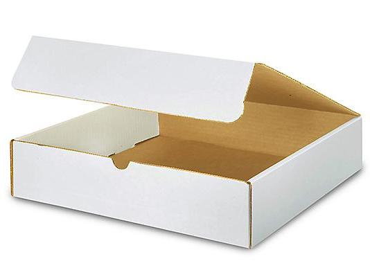 13 x 13 x 3 White Literature Mailers